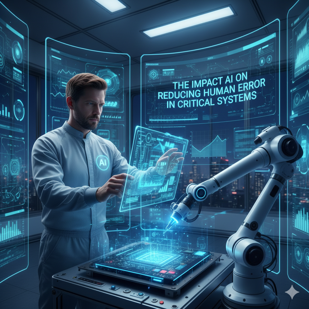 The Impact of AI on Reducing Human Error in Critical Systems