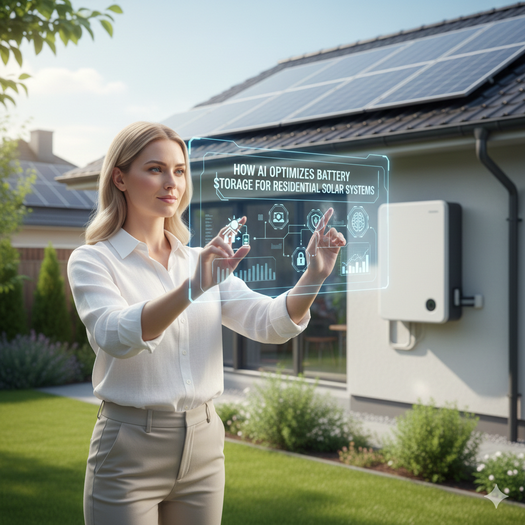 How AI Optimizes Battery Storage for Residential Solar Systems