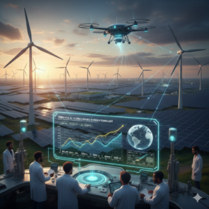 Using Predictive AI to Forecast Solar and Wind Power Generation