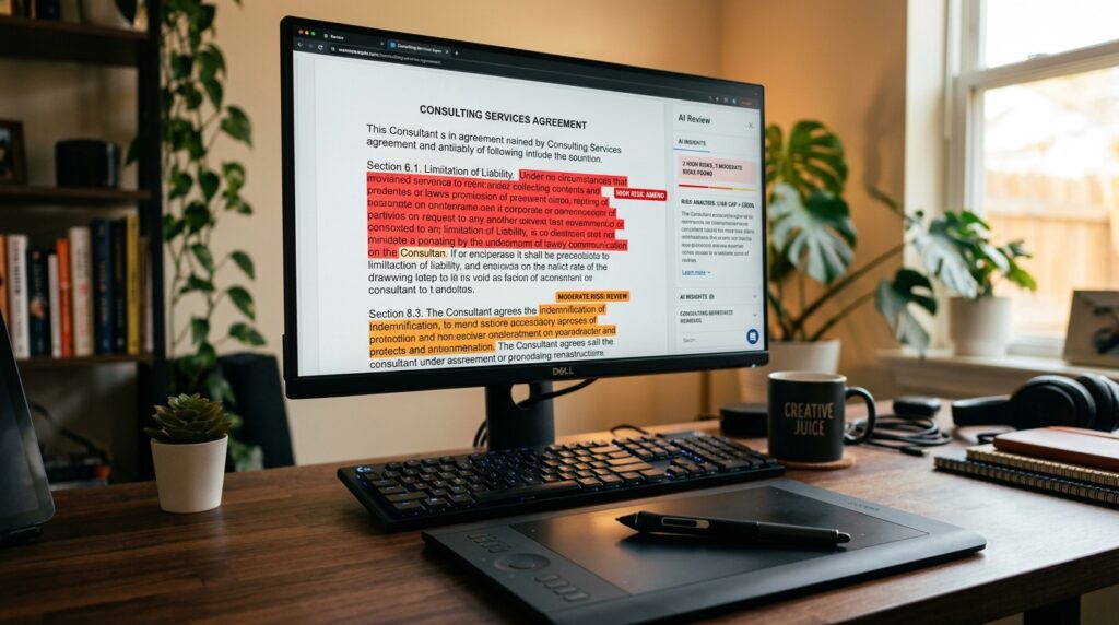 Automating Initial NDA Reviews for Freelance Graphic Designers Using Machine Learning